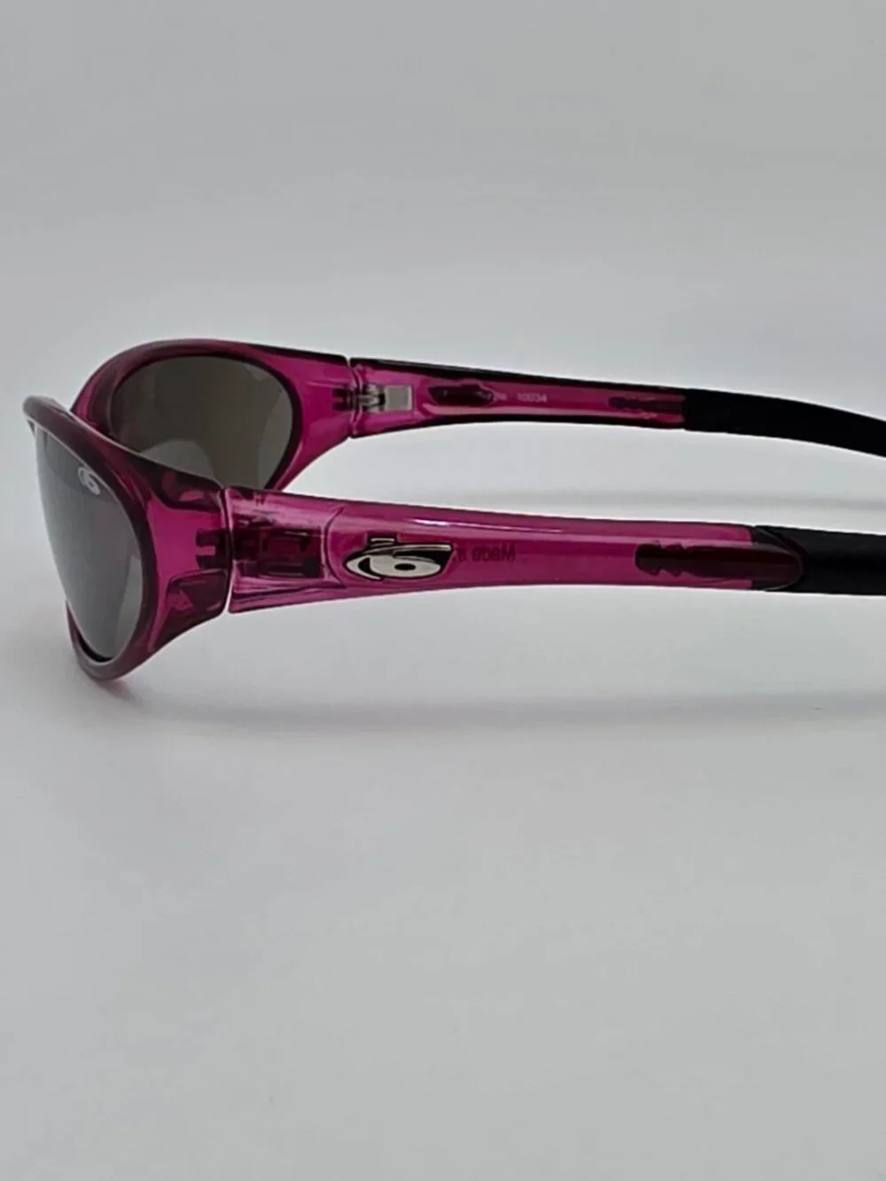 Bolle Sizzle 10034 Purple Frame Silver Mirror Lens Kids Sunglasses Italy 52MM